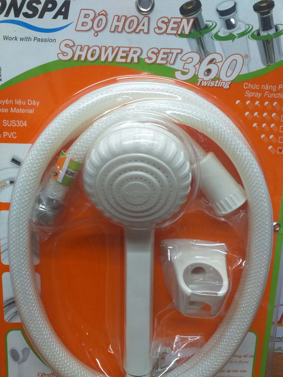 Vòi sen nhựa Onspa (1 bộ)
