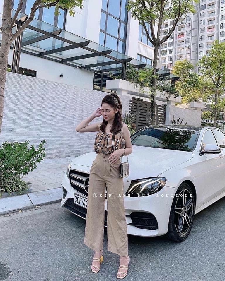 ÁO KARO SỌC TRÁI BÍ FORM CROPTOP 45 KG