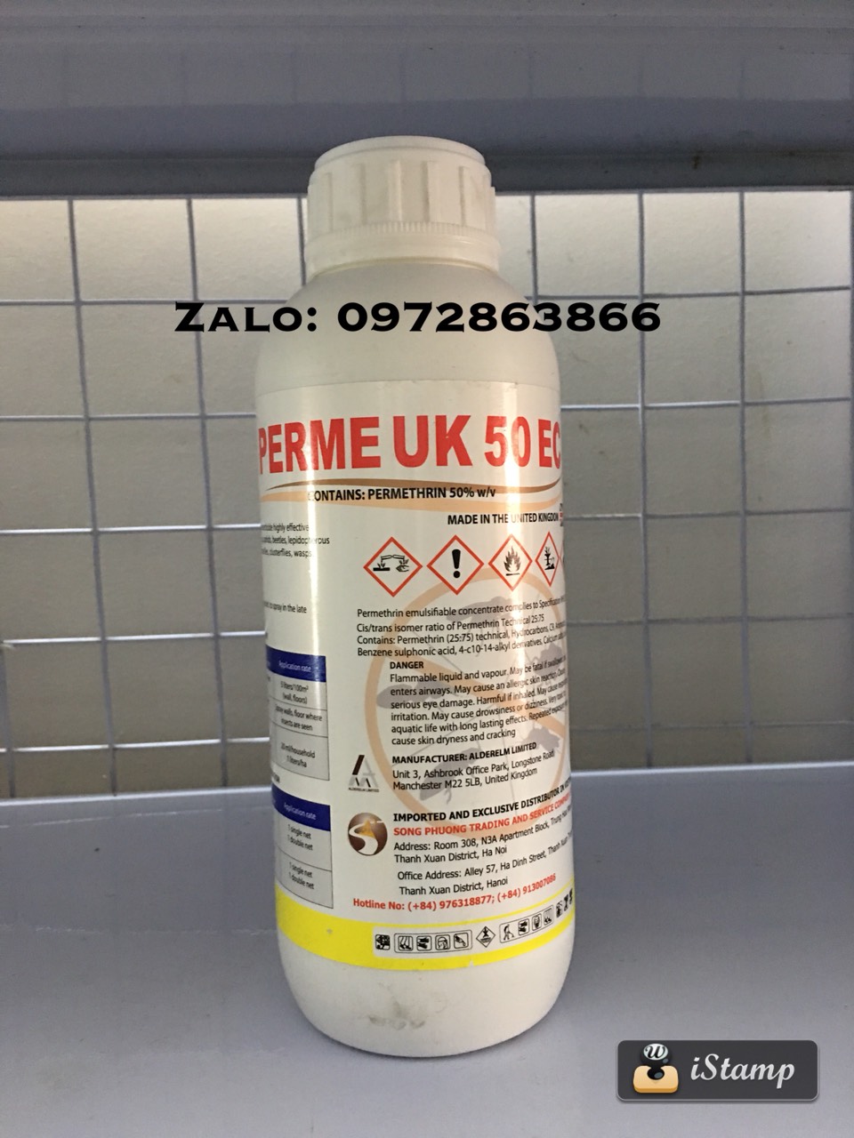 Thuốc diệt muỗi Perme UK 50EC ( 1 chai 1lít)