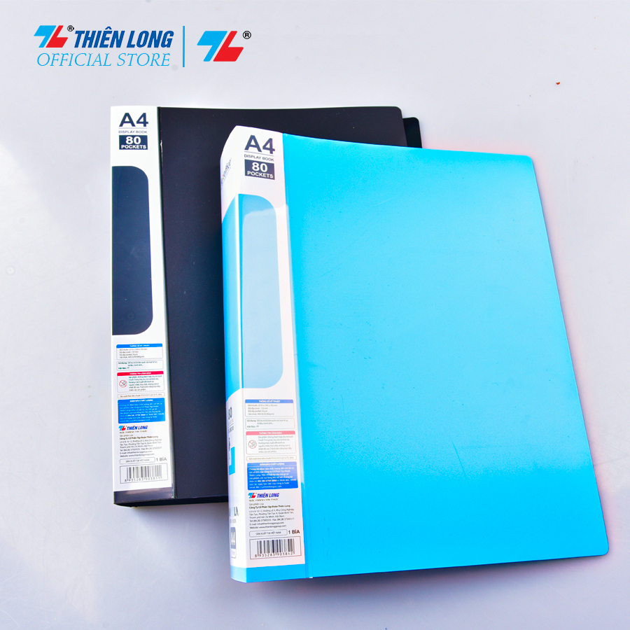 Bìa đựng hồ sơ 80 lá sức chứa 400 tờ a4 80 gsm thiên long flexoffice fo-db010