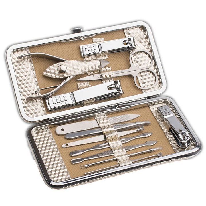 Bộ Dụng Cụ Làm Móng Tay 12 Món - Bộ Bấm Móng Cao Cấp