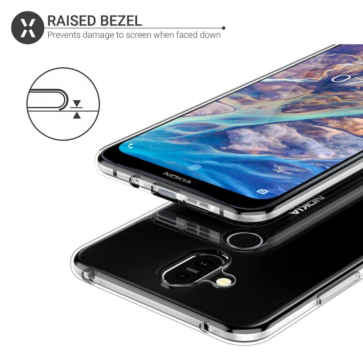 [HCM]Ốp lưng dẻo cho Nokia 8.1 Plus / Nokia X8 hiệu Ultra Thin (mỏng 0.6mm chống trầy xước) - phân phối bởi HotPhuKien