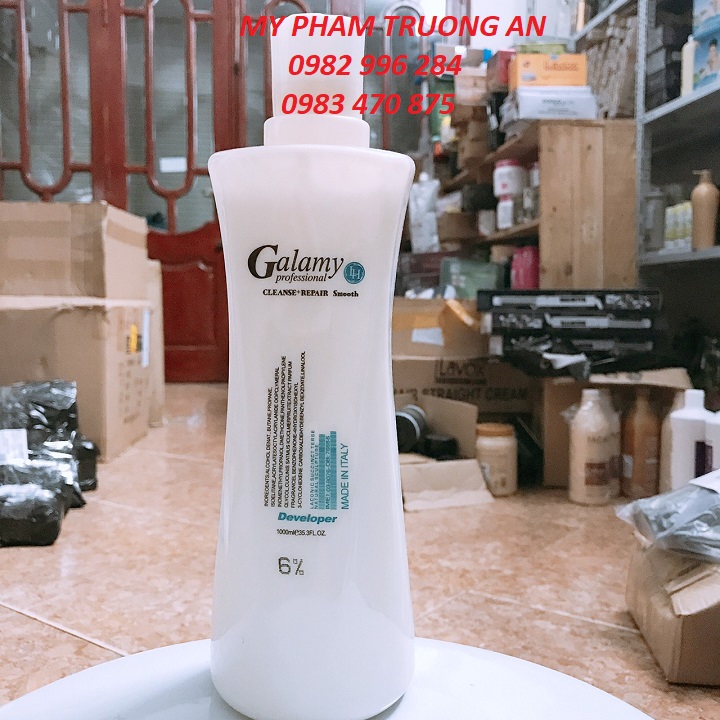 Oxy dung dịch trợ nhuộm galamy 1000ml-6%