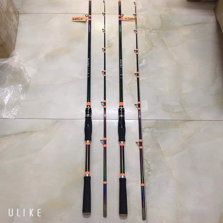Cần câu lure 2 khúc Daiki 7 màu  (cam kết bán hàng chất lượng có bảo hành)