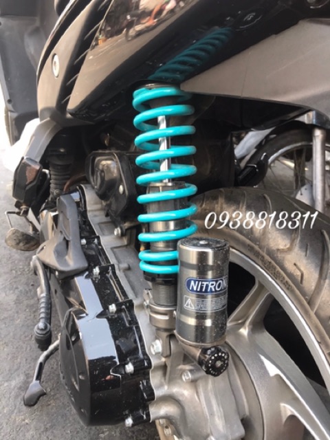 Phuộc Nitron bình dầu cho Vario - Click - Vision tăng chỉnh thật