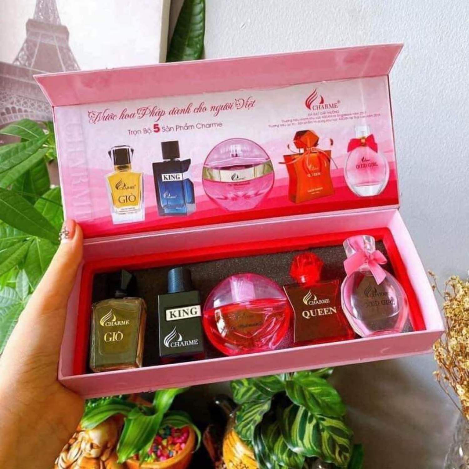 Bộ nước hoa mini 5 chai 10ml