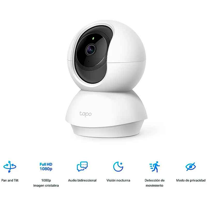 Camera wifi TP-Link Tapo C200 1080p An Ninh Gia Đình Chỉnh Hướng 360, camera ip xoay 360 đàm thoại 2 chiều chính hãng