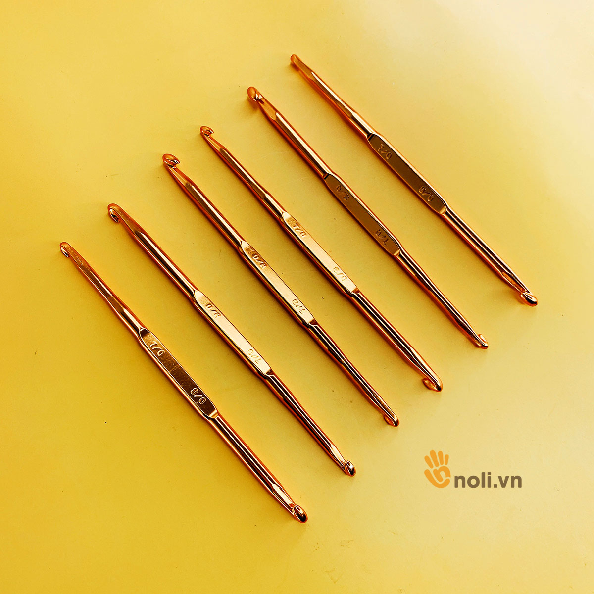 Golden Handle Double Head Crochet Hook