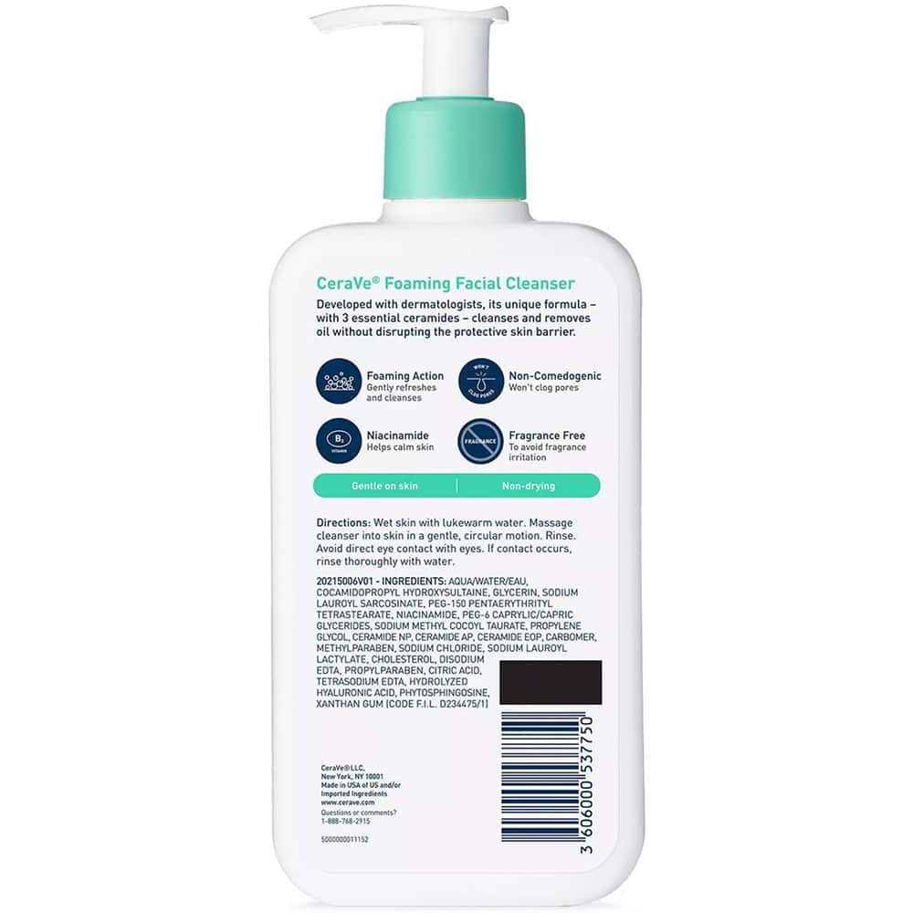 [ USA ] Sữa Rửa Mặt Cerave 473 ml Cho Da Dầu