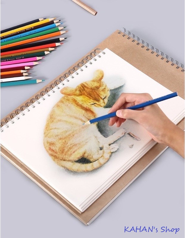 Sổ vẽ giấy canson A4 dày (60 tờ)