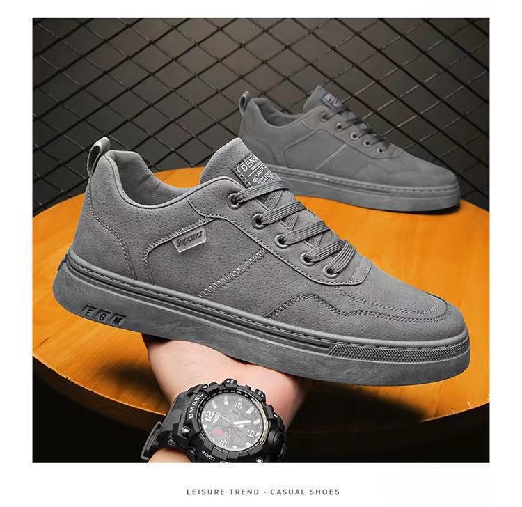 Giày Sneaker Nam, Giày Nam Thấp Cổ Da Lộn - MẪU MỚI NHẤT