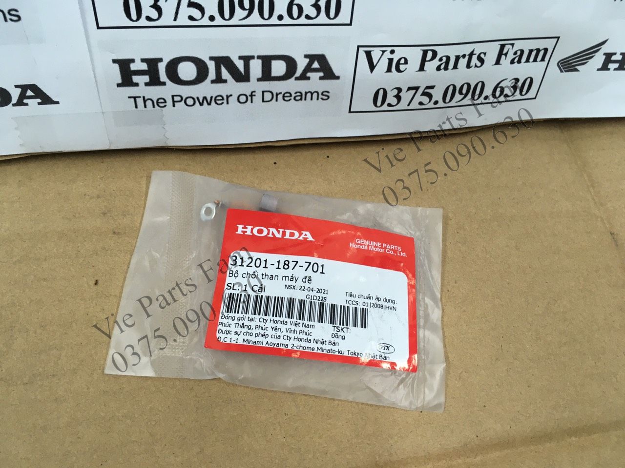 BỘ THAN ĐỀ/CHỔI THAN DREAM 100cc/ WAVE A/S/RS/RSX 100cc HONDA