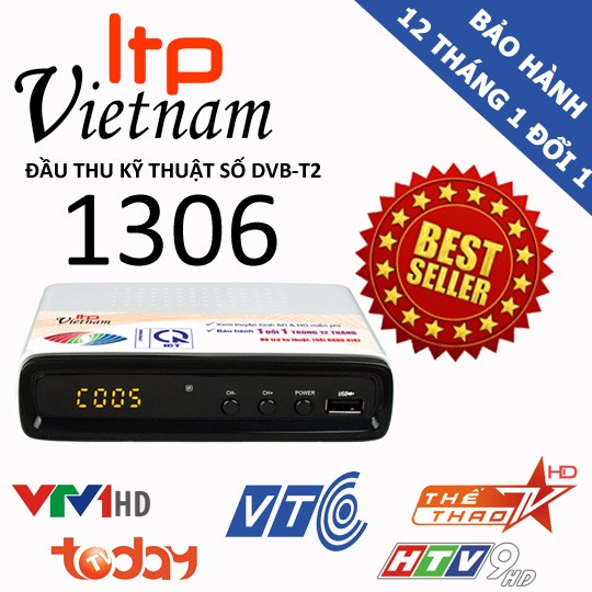 Đầu thu truyền hình số mặt đất DVB T2 LTP 1306