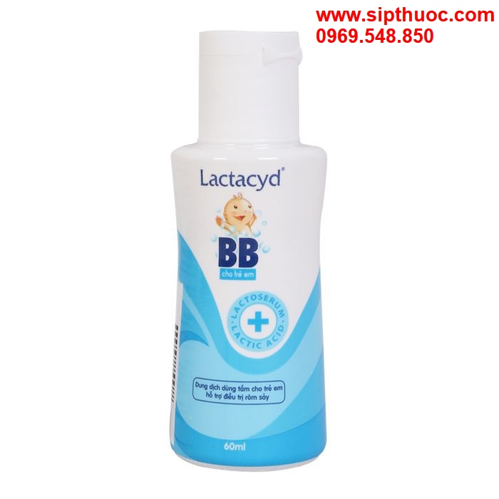 Sữa tắm gội Lactacyd BB lọ nhỏ 60ml cho bé
