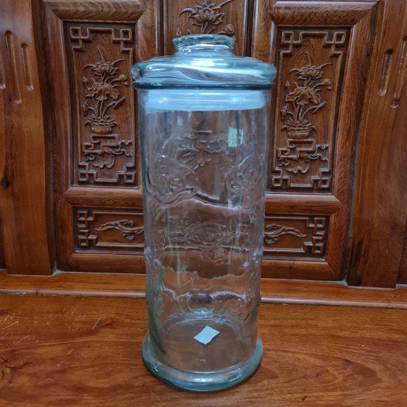 Bình ngâm rượυ thuỷ tinh dáng trụ rồng có vòi, không vòi 6l, 8l, 10l, 12l, 15l, 19l