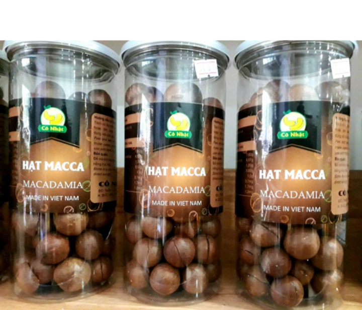 Macca sấy nứt Lâm Đồng Vỏ mỏng - Hộp 500gr