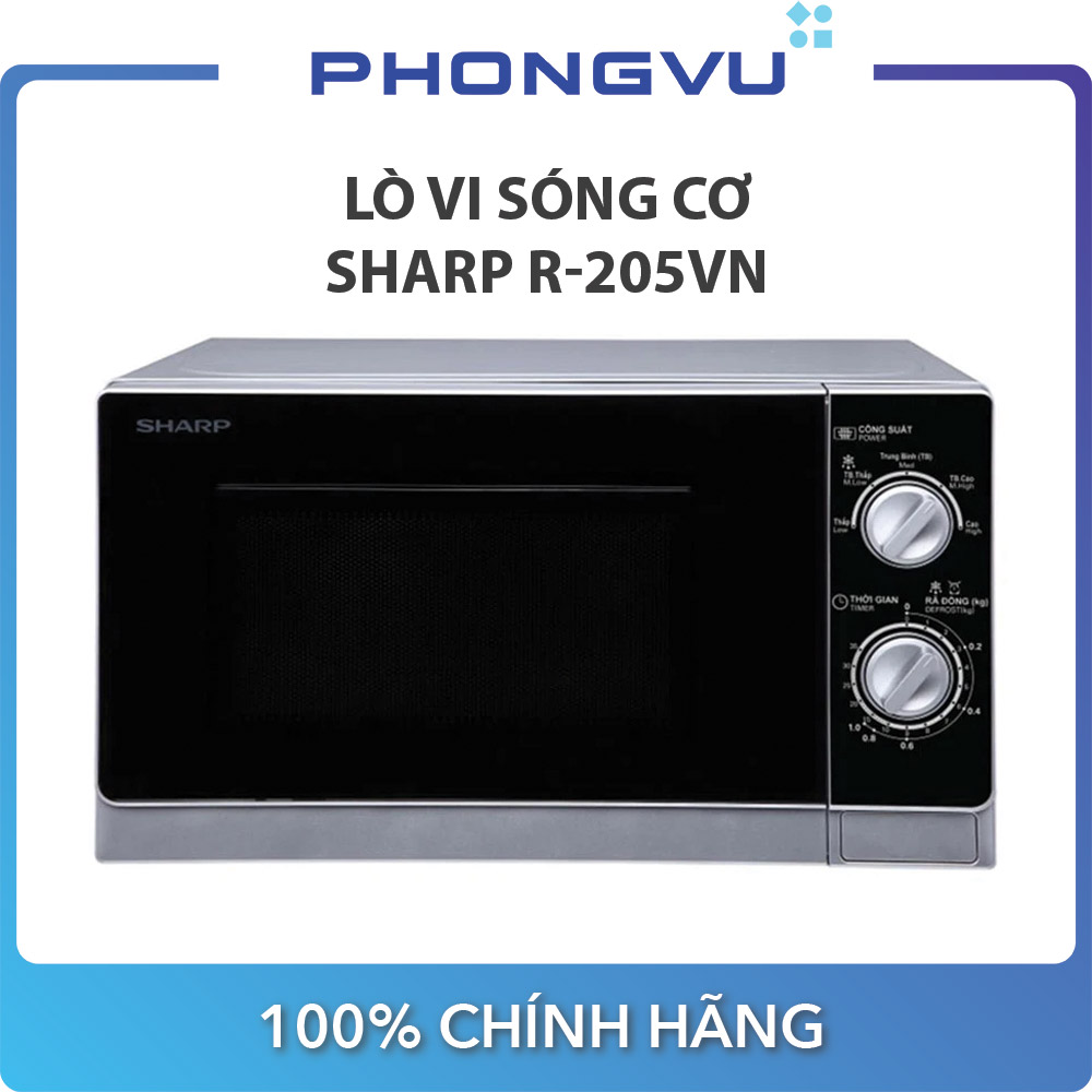 Lò vi sóng cơ Sharp R-205VN - Bảo hành 12 tháng