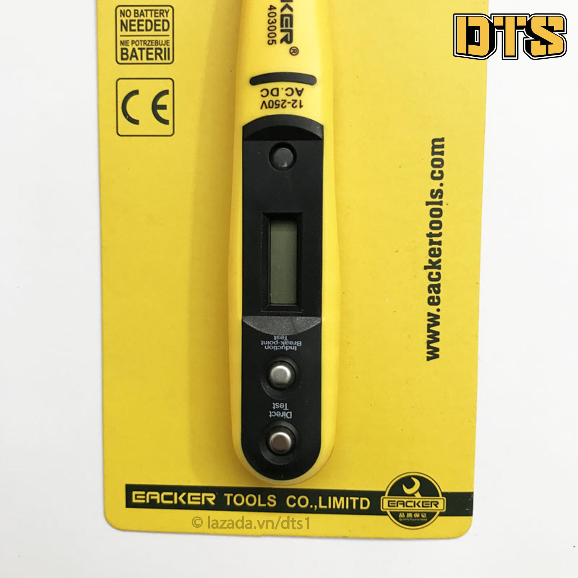 Electronic Electric Tester Displays Eacker Led Parameters - No Batteries Required