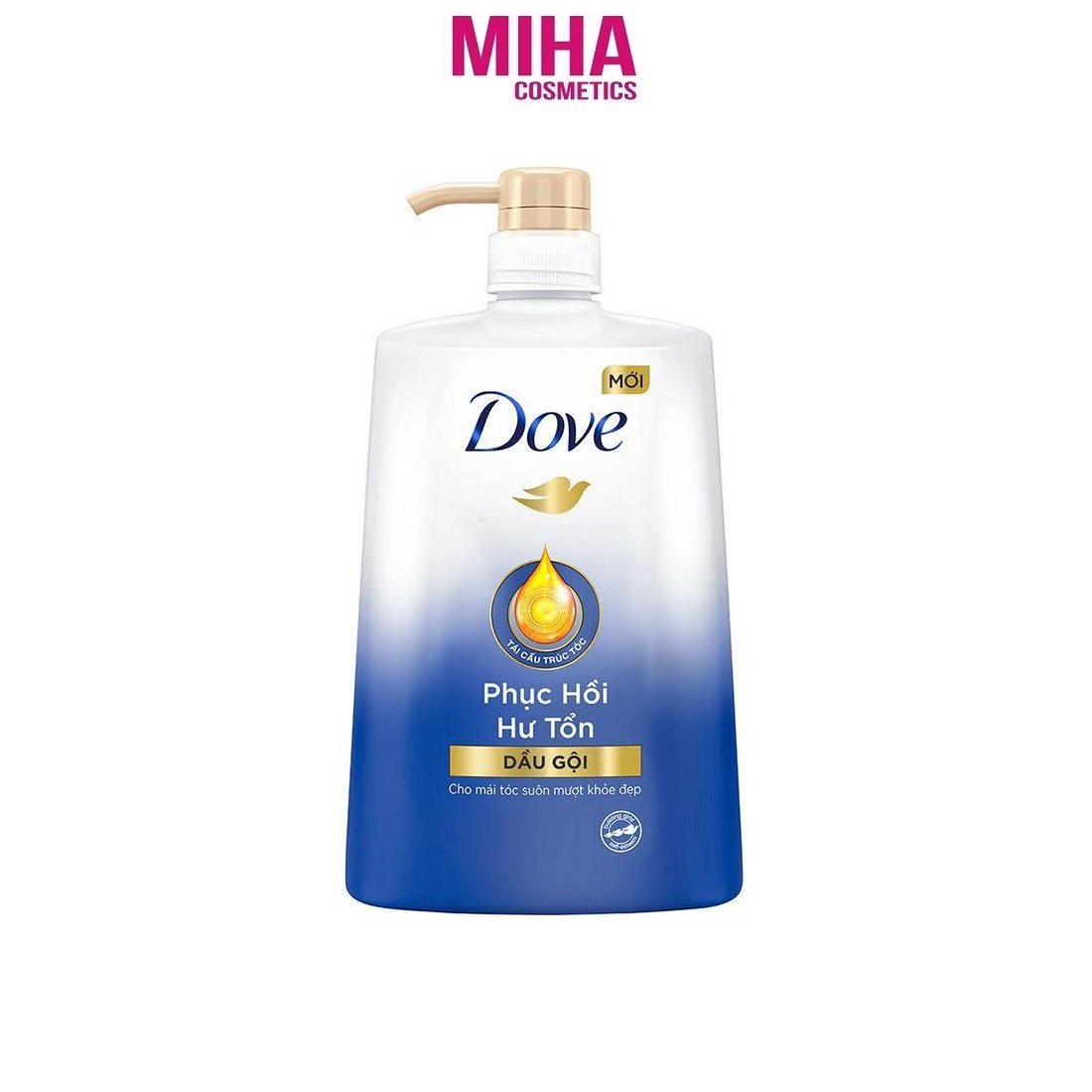 Dầu gội dove phục hồi hư tổn 880g