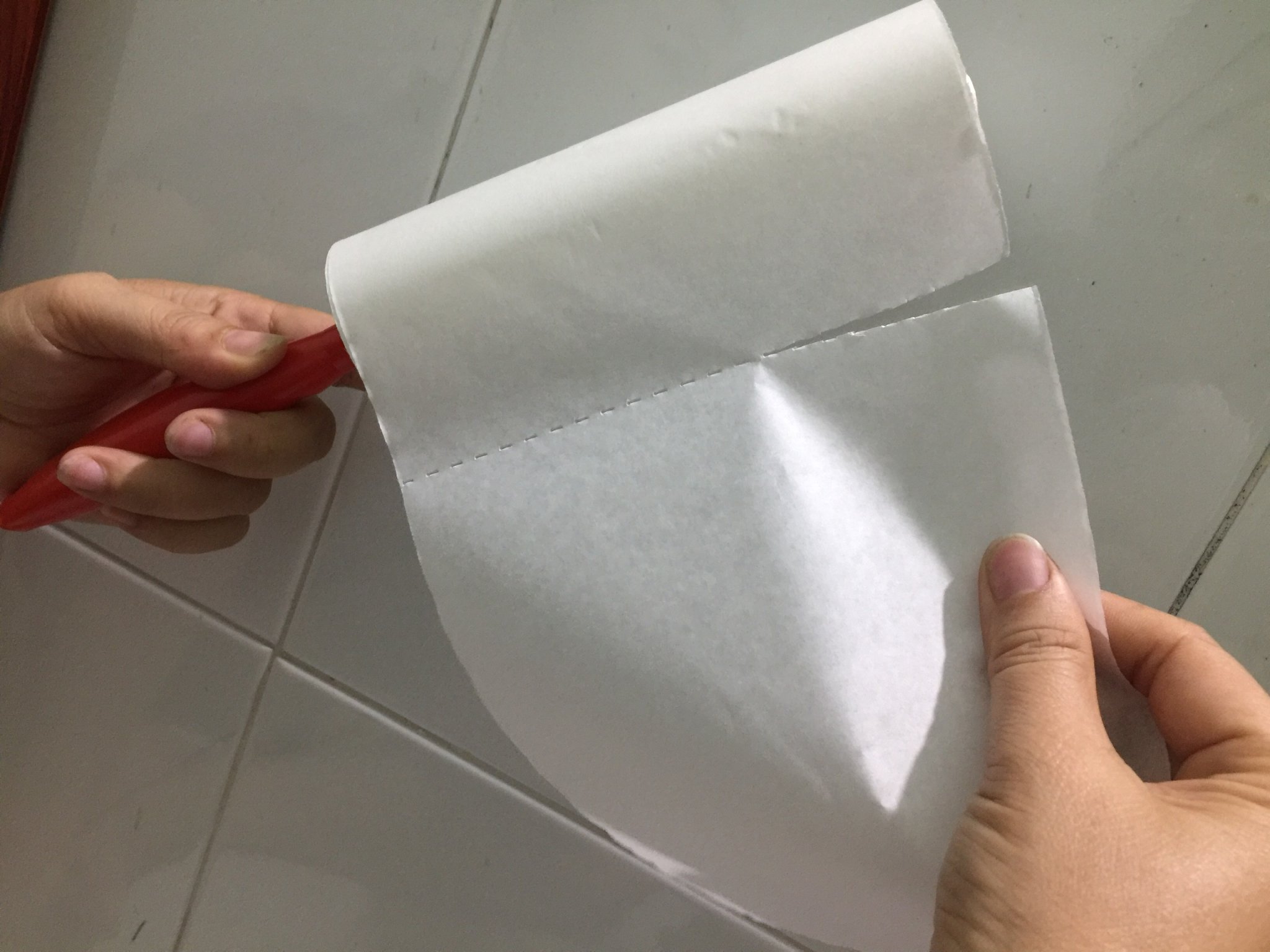 CÂY LĂN BỤI TCT 3060 (gồm 1 cán nhựa 16cm và 1 lõi giấy 16cm, 60 lớp)
