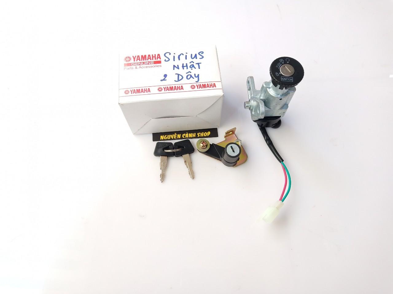 Bộ ổ khóa xe sirius 110 nhật 2 dây