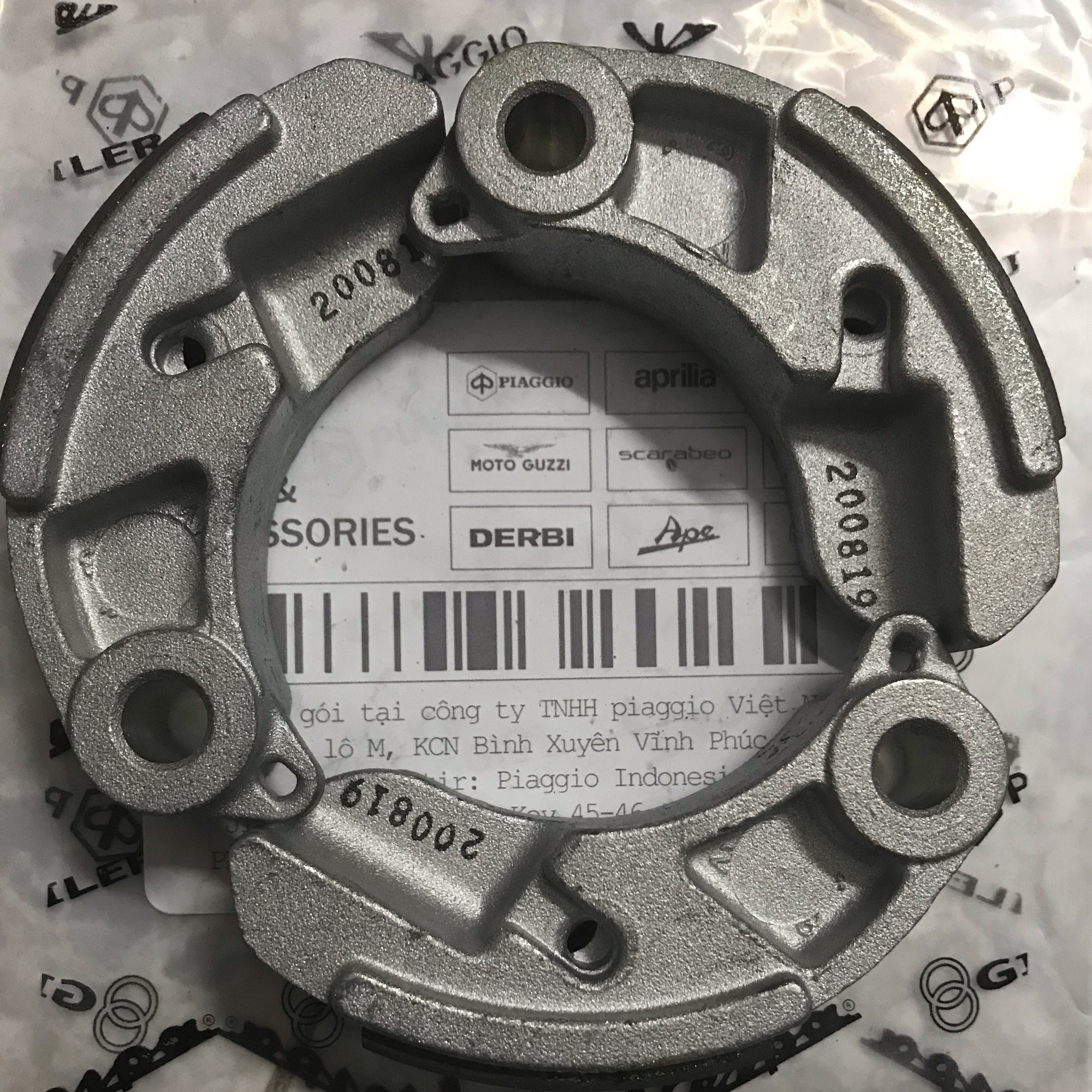 Bộ bố ba càng ( búa côn) xe Vespa Đời 3V