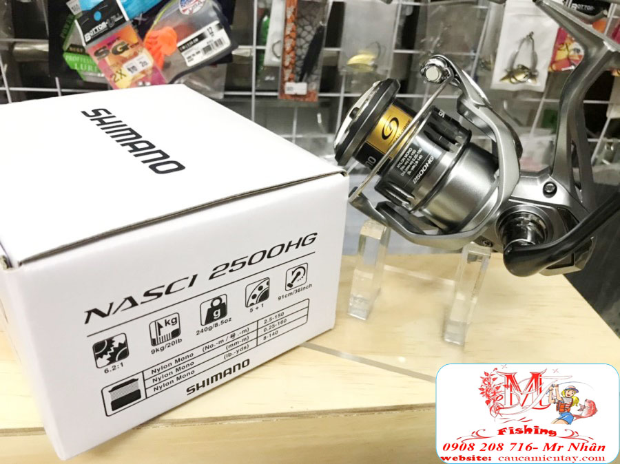 Máy Câu Đứng Shimano Nasci Mẫu 2021