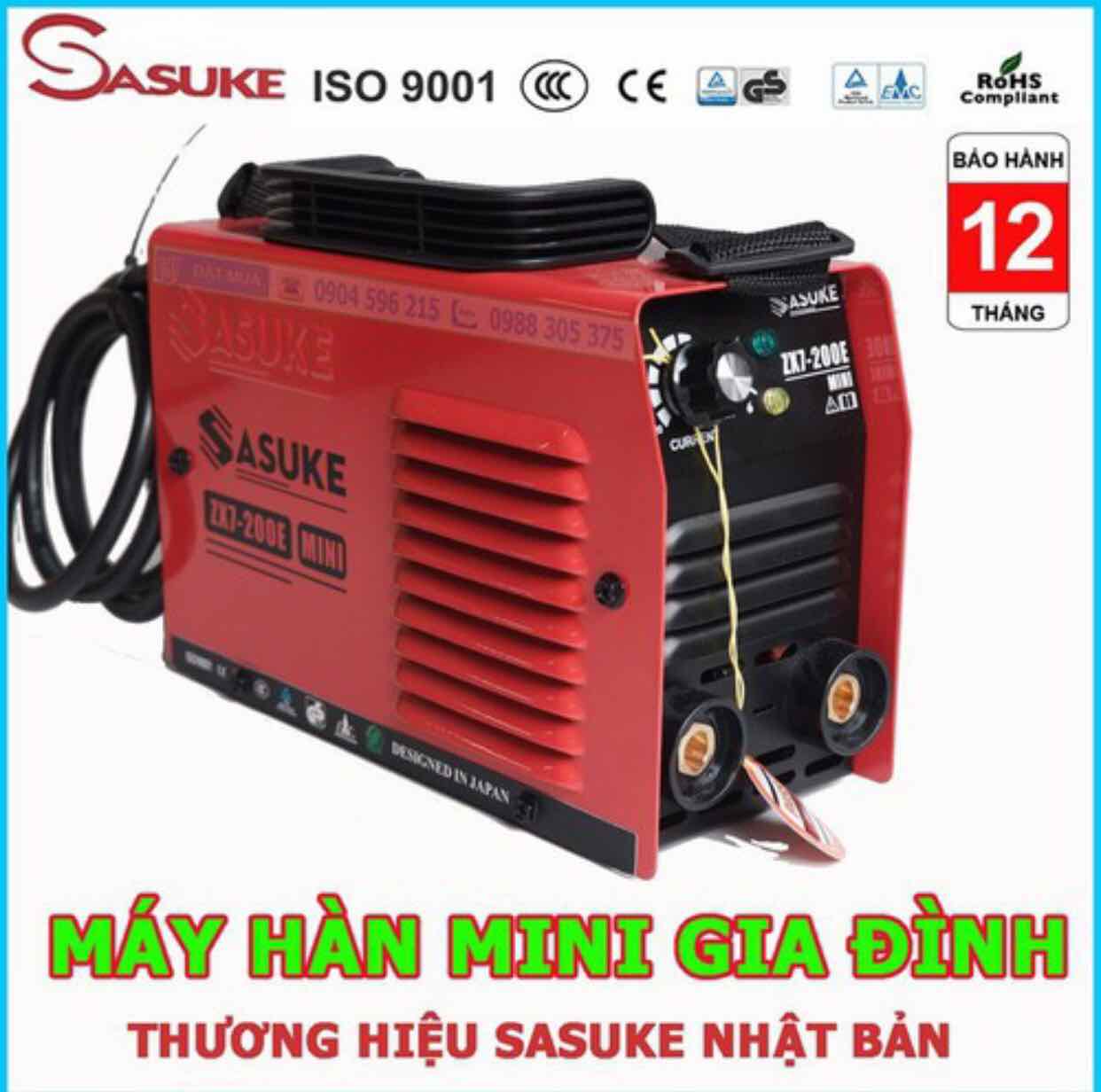 Máy hàn - máy hàn điện - sasuke -zx7-200e mi ni - sasuke-zx7-200e