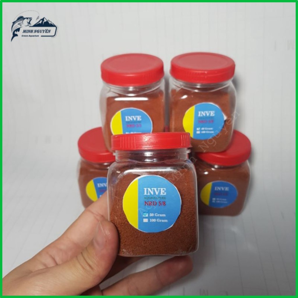 Cám Nhập Thái Inve NRD 3/5 Cám Dành Cho Cá Con Và Cá Lớn ( 50Gram/100Gram)