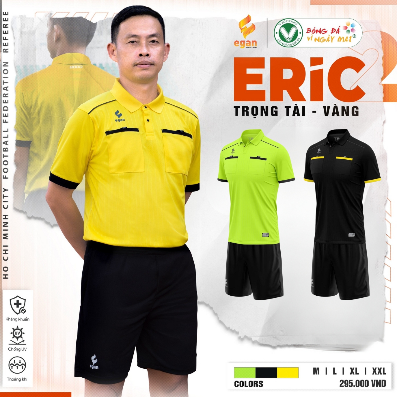 Quần áo trọng tài Egan Eric 2