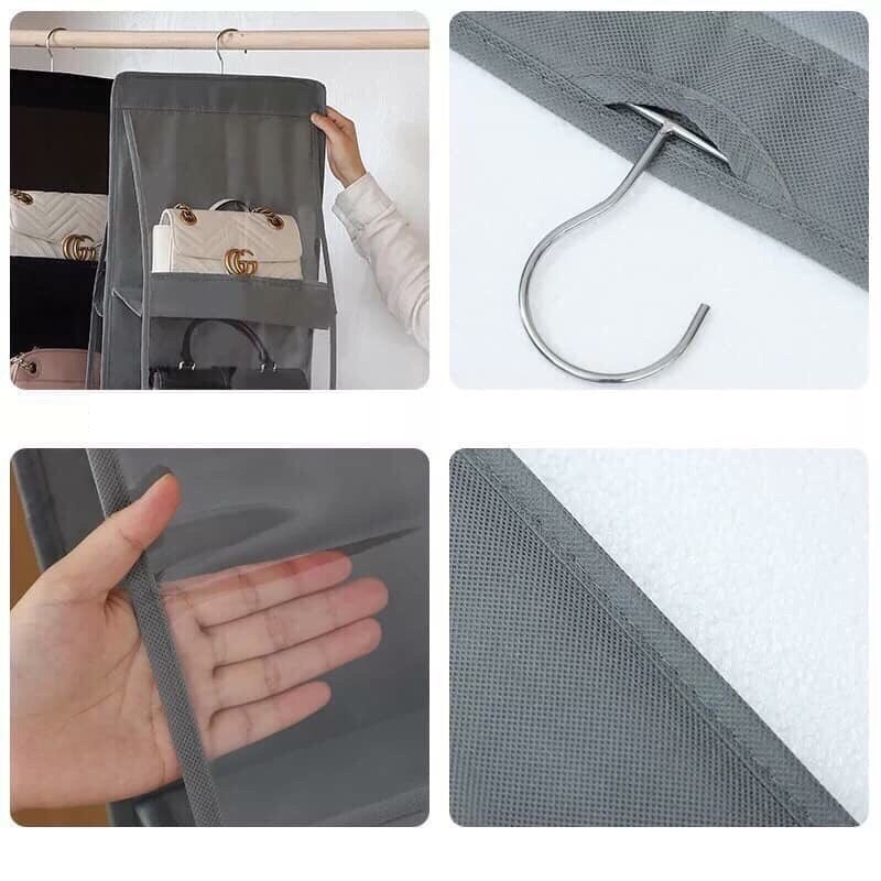 [Thánh treo giỏ xách] Túi treo giỏ xách 6 ngăn đa năng.