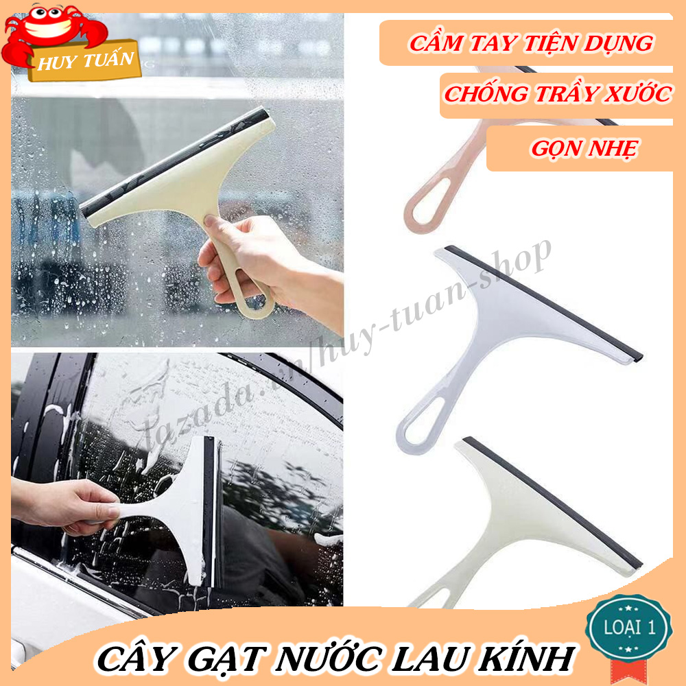 Cây gạt nước lau kính cầm tay chống trầy xước Huy Tuấn