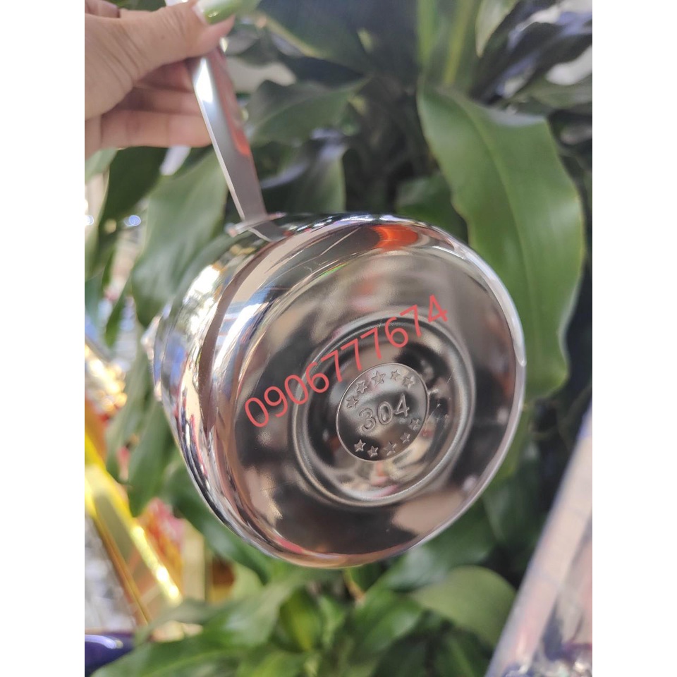 Ca có cán cầm inox 304 dày đẹp [Ảnh thật] [Có sẵn]