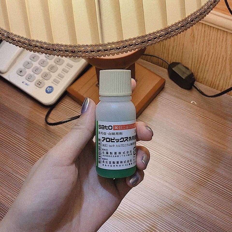Tinh chất kích thích mọc tóc thảo dược Sato Nhật Bản 30ml - Tách Lẻ (1 Lọ)