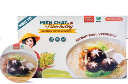 Miến tô chay nấm hương Bình Tây (9 tô)