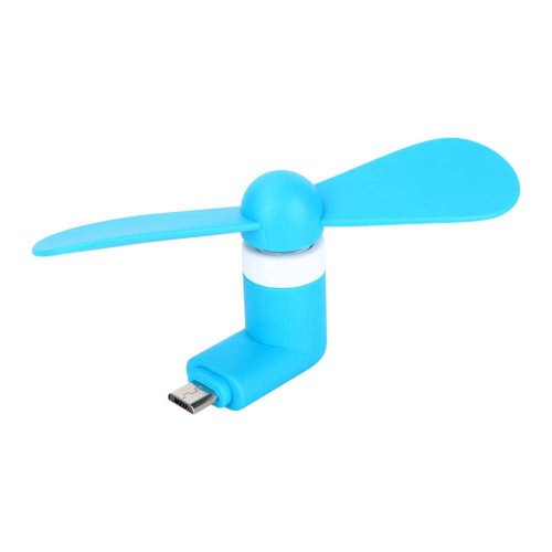 Quạt Mini 2 Cánh Cắm Chân Điện Thoại Cổng Micro - Dc1321