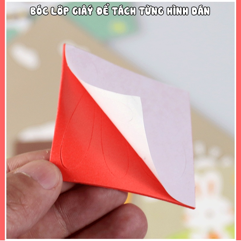 [Chọn mẫu] Tranh dán xốp EVA khổ A4 - Đồ chơi thủ công cho bé