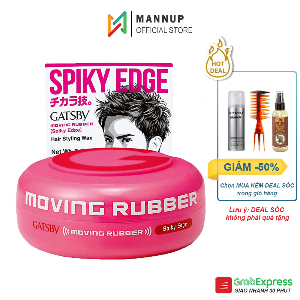 Sáp Vuốt Tóc Nam Gatsby Wax Moving Rubber 80g