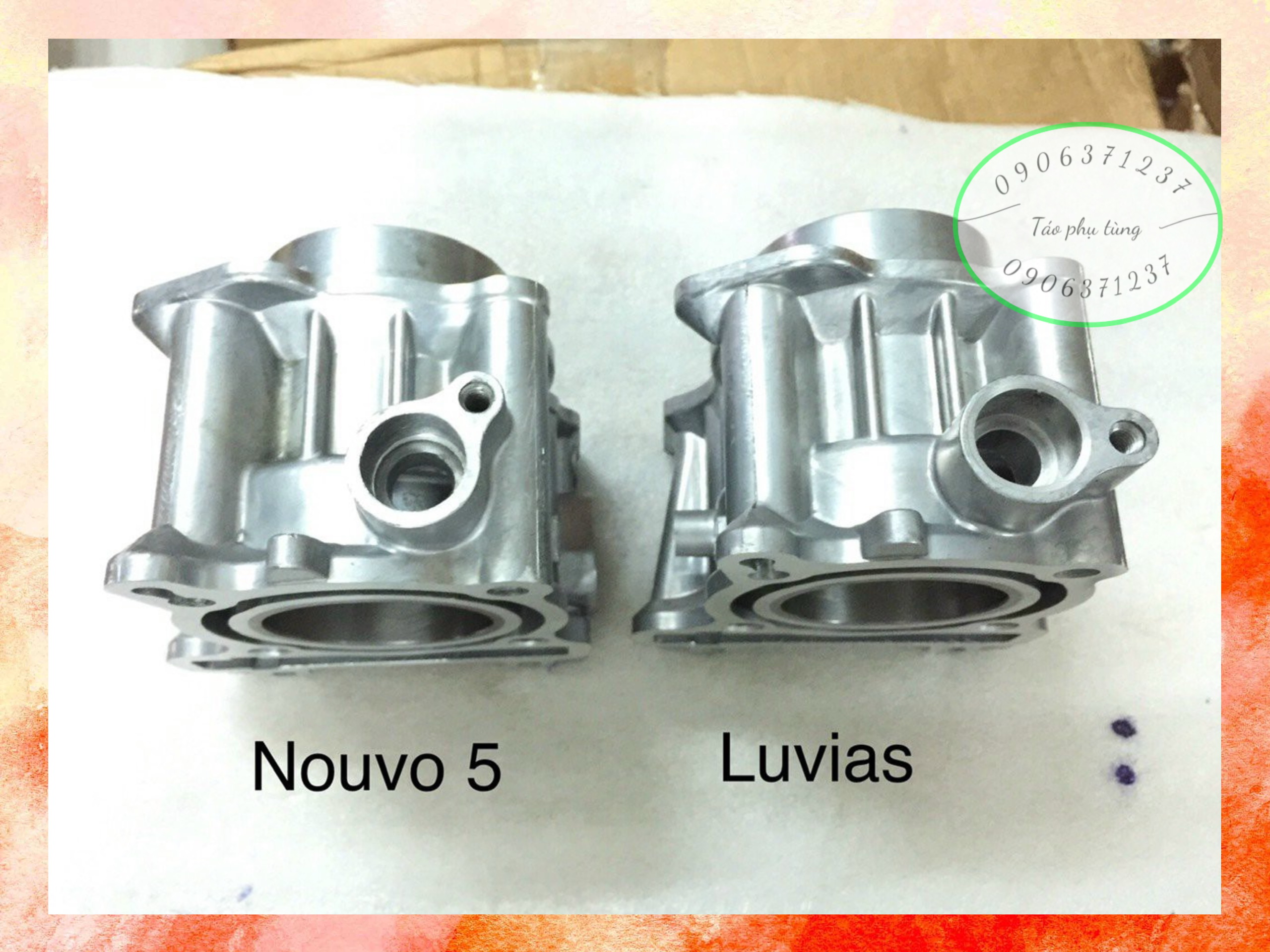 Lòng piston bạc xe Nouvo 4/5/ Luvias