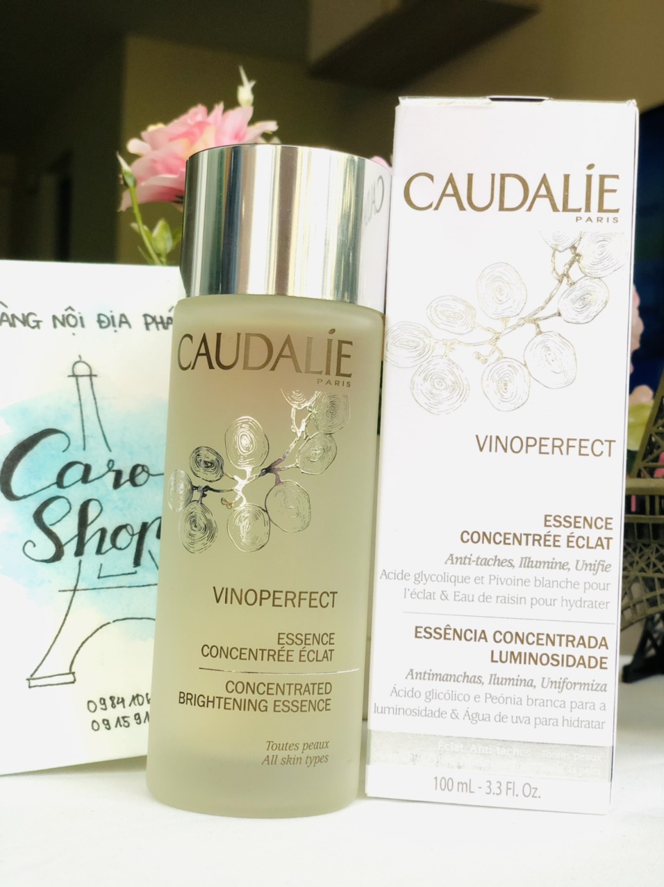 Nước thần Caudalie Vinoperfect - Essence Concentree Eclat