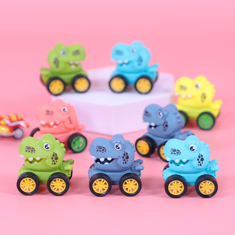 Xe Đồ Chơi Đầu Khủng Long Mini Động Cơ Dây Cót (Giao 1 xe ngẫu nhiên màu)
