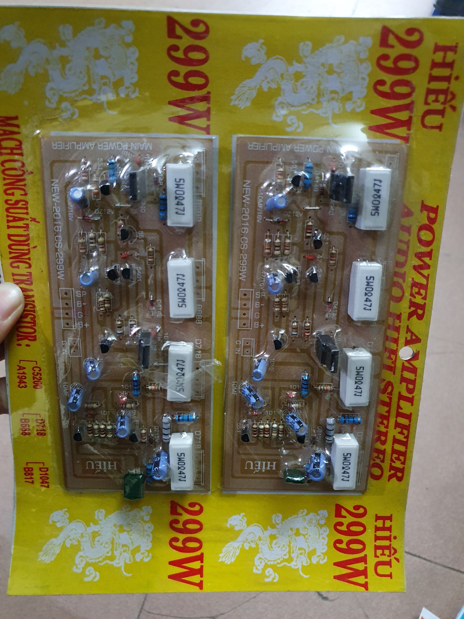 bo công suất 8 sò 2 vế 299w
