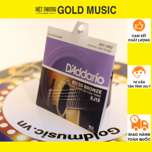 Dây Đàn Guitar Acoustic - D'Addario EJ13