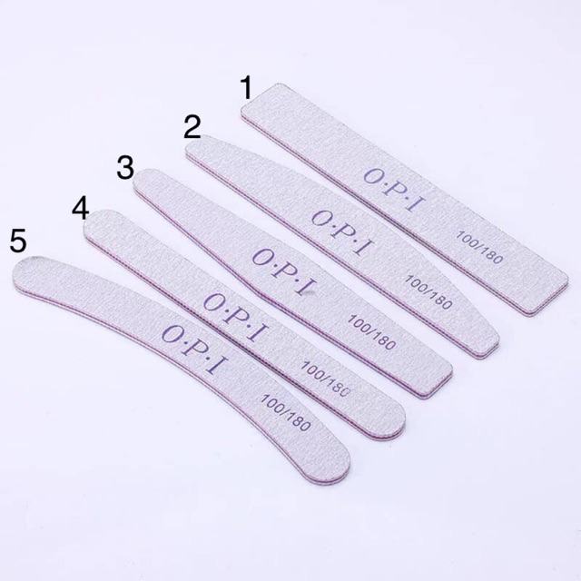 (lẻ 1 cái) Dũa móng OPI làm nail 100/180