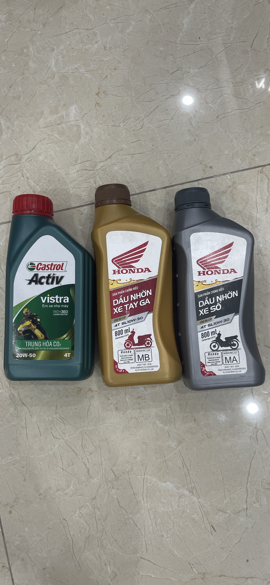 ( Giá KM) Dầu nhớt xe máy, xe số Honda 10w30 800ml ( 0.8L )