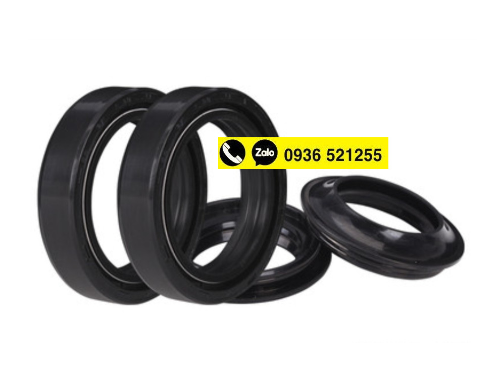 Phốt phuộc trước Suzuki GZ150A, 125 Loại tốt 37x50x11 (1 bộ 4 cái 2 phốt dầu và 2 chụp bụi)