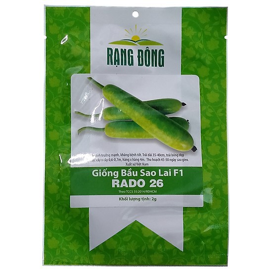 15 hạt giống bầu sao lai f1 rạng đông