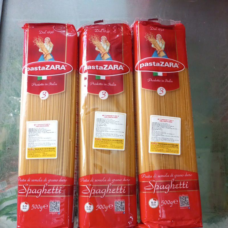 Nhập RS0722 giảm 30k cho đơn 99kMì ý spaghetti no.3 500g