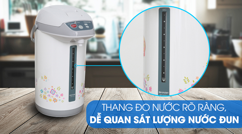 Bình thủy điện Sharp KP-Y40PV-CU 4 lít
