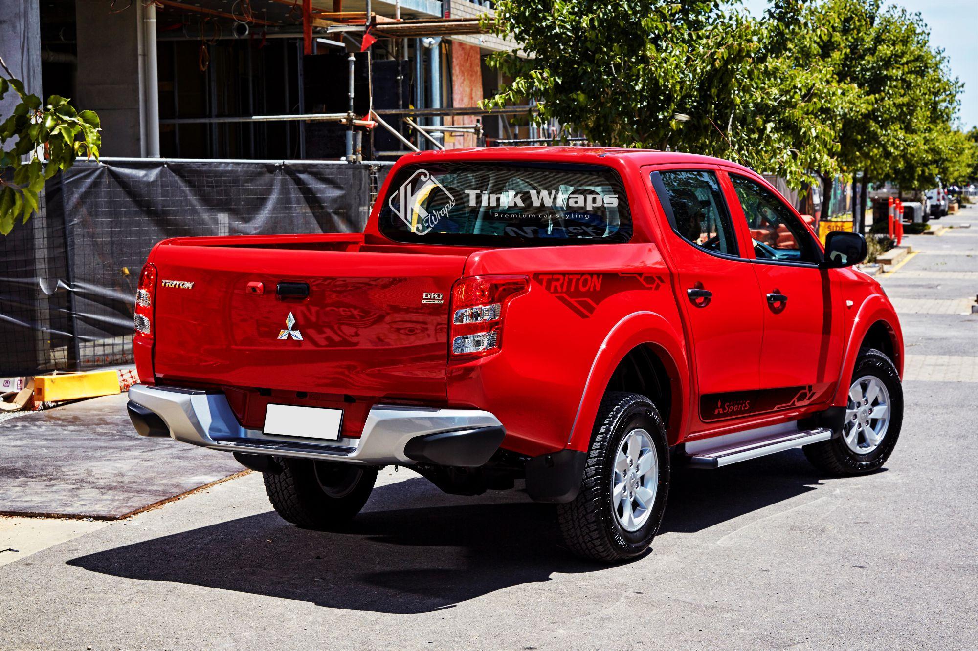 Decal xe Triton - Tem xe Mitshubishi Triton sticker
